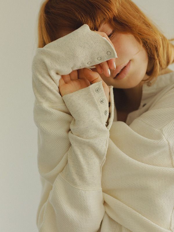 サーマルコンビプルオーバー - OFF WHITE