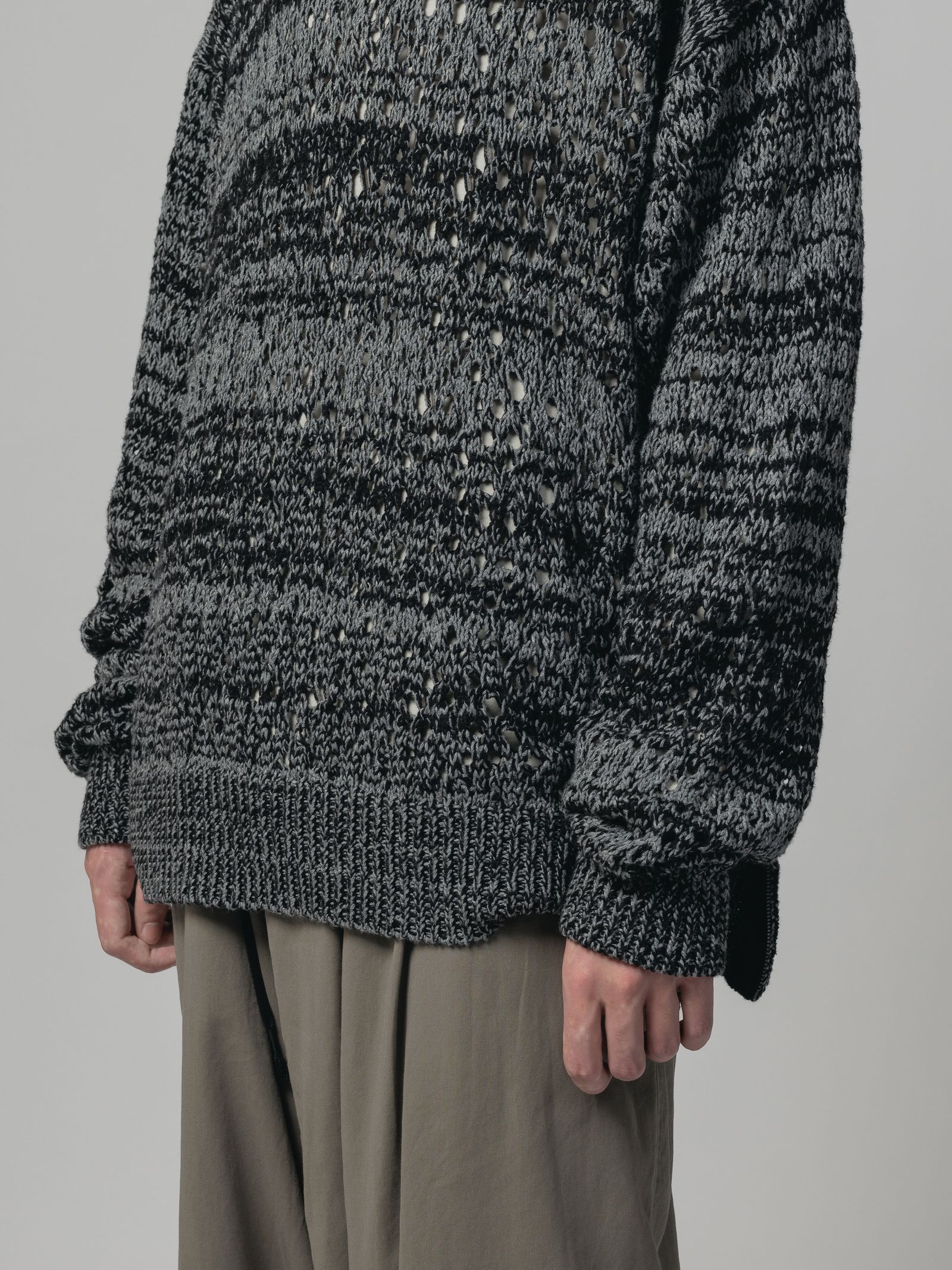 メッシュニット - GREY