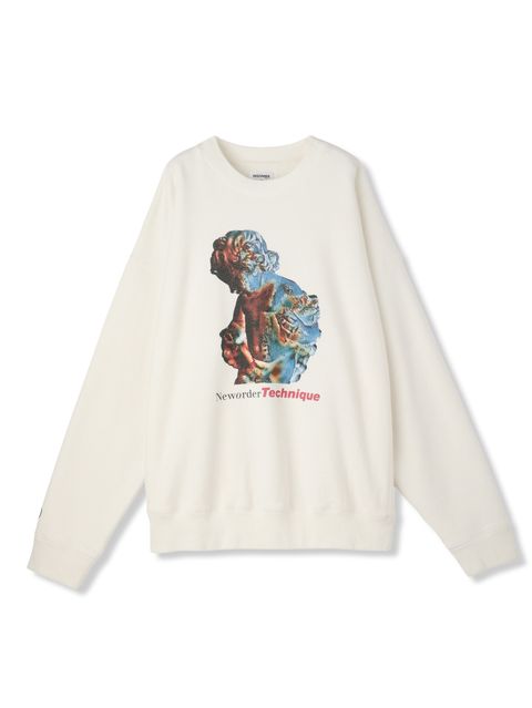TECHNQUE SWEAT ｜スウェット プルオーバー（WHITE）