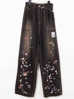 ステッカーデニム - BAKER JEANS w ST (BLACK)