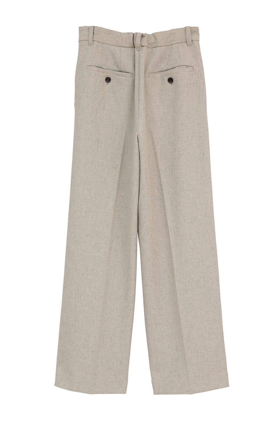 ツーウェイタックストレートパンツ - 2WAY TUCK STRAIGHT PANTS (MIX)