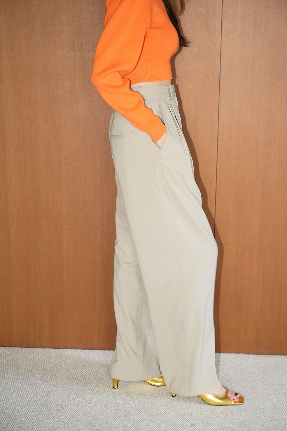 【最終値下げ！】CLANE KNIT TUCK PANTS セール】KNIT TUCK PANTS（その他パンツ）｜CLANE（クラネ）の