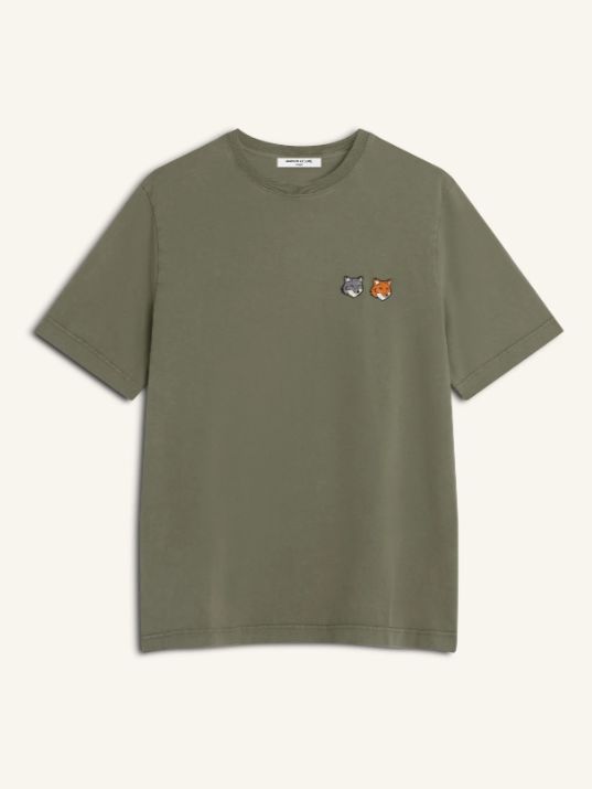 ダブル フォックスヘッド コンフォート Tシャツ (faded laurel green)
