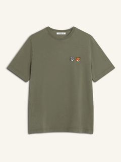 ダブル フォックスヘッド コンフォート Tシャツ (faded laurel green)