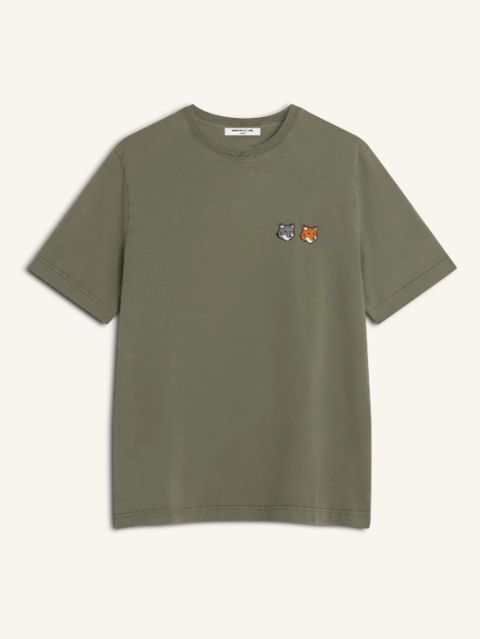 ダブル フォックスヘッド コンフォート Tシャツ (faded laurel green)