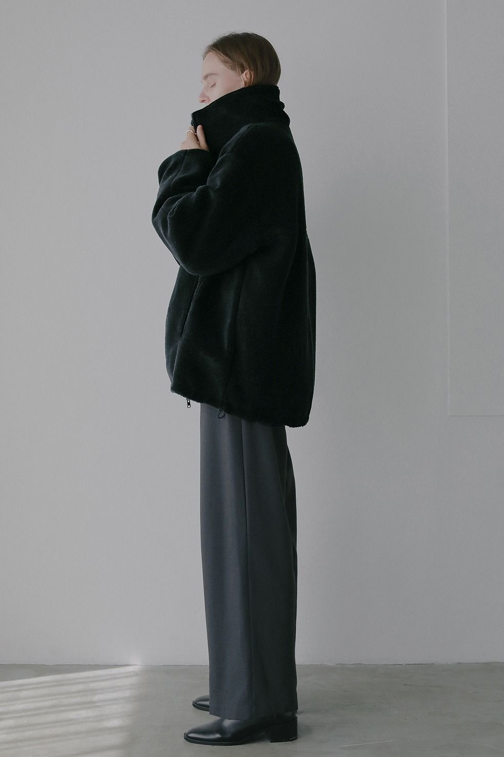 【TAION×MANOF】 リバーシブルダウンボアジャケット - REVERSIBLE DOWN BOA JACKET (BLACK)