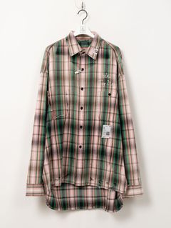 ヴィンテージライクチェックシャツ - VINTAGE LIKE CHK SH (PINK)