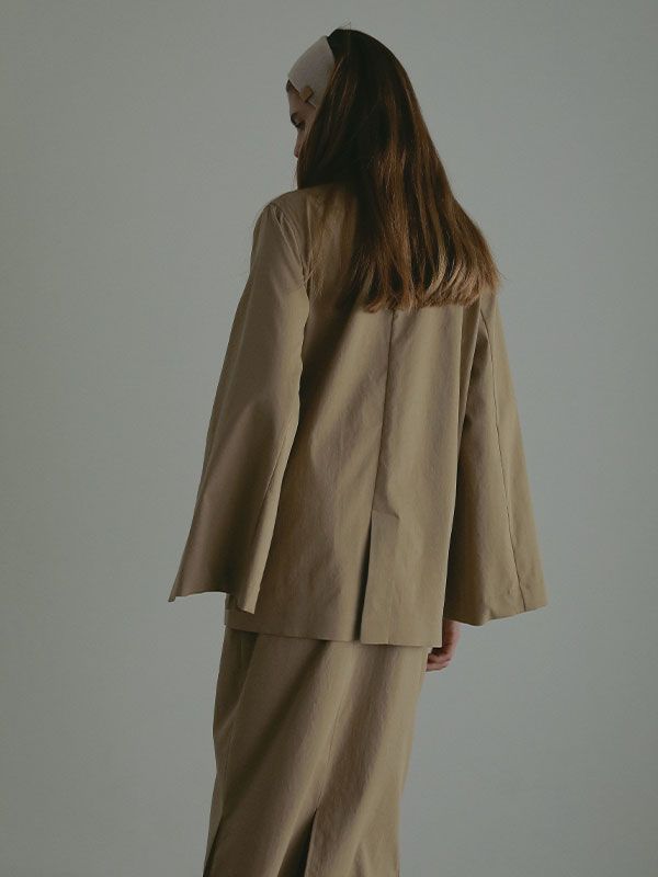 ウールカシミヤニットヘアバンド (LIGHT BEIGE）