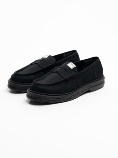 【ANDY / アンディ】 キャンバスローファー | Canvas Loafer (BLACK)