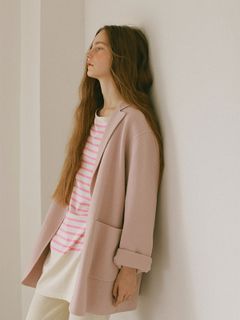 ウールリバージャケット - PINK