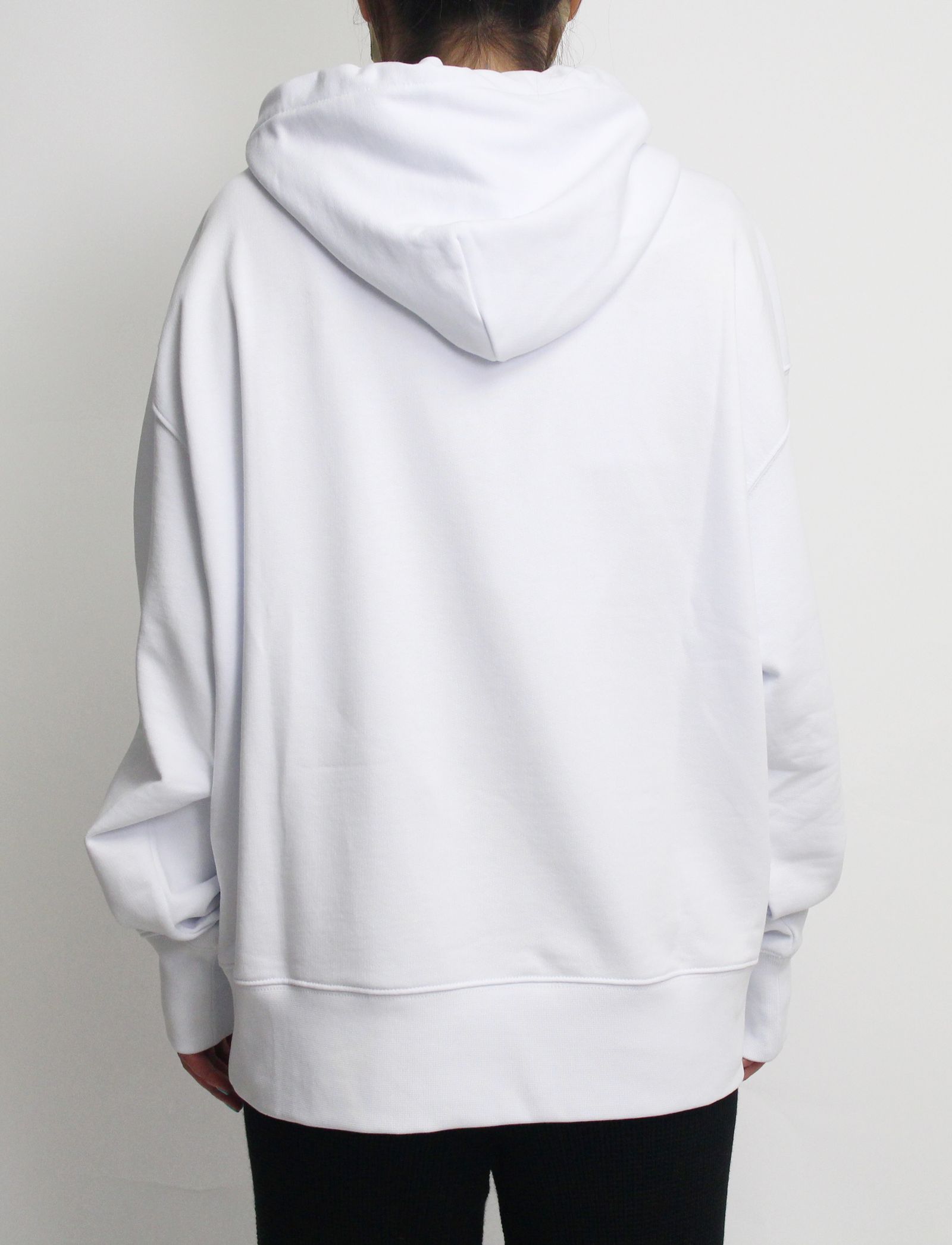 MSGM - ボックスロゴパーカー - BOX LOGO SWEAT - WHITE