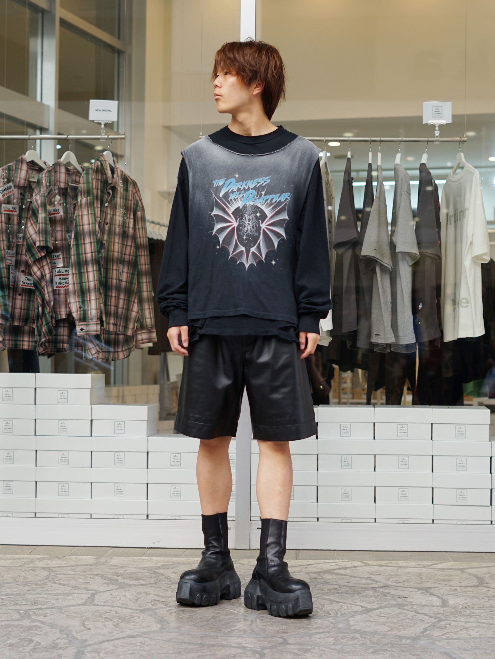 ショーツで作るKAMIYAのレイヤードスタイル