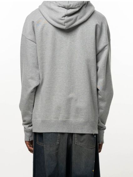レオン プリント フーディー - Leon Printed Hoodie (GREY)