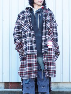 ブロークンレイヤーシャツ - Broken Layer Long Shirt