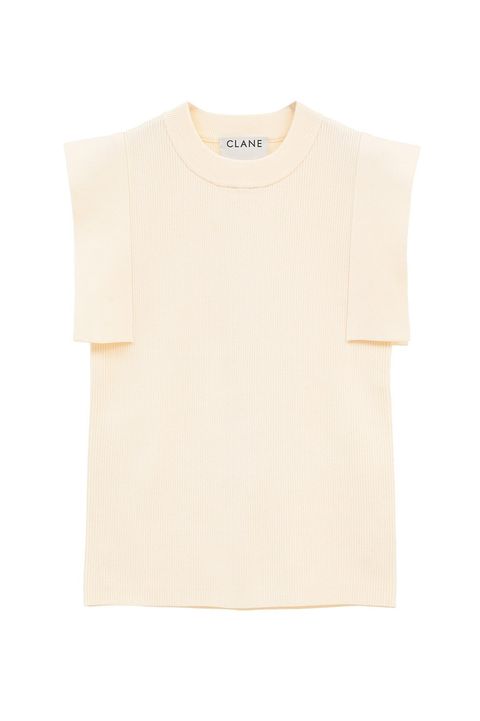 【27AW】 スクエアスリーブニットトップス - SQUARE SLEEVE KNIT TOPS (IVORY)