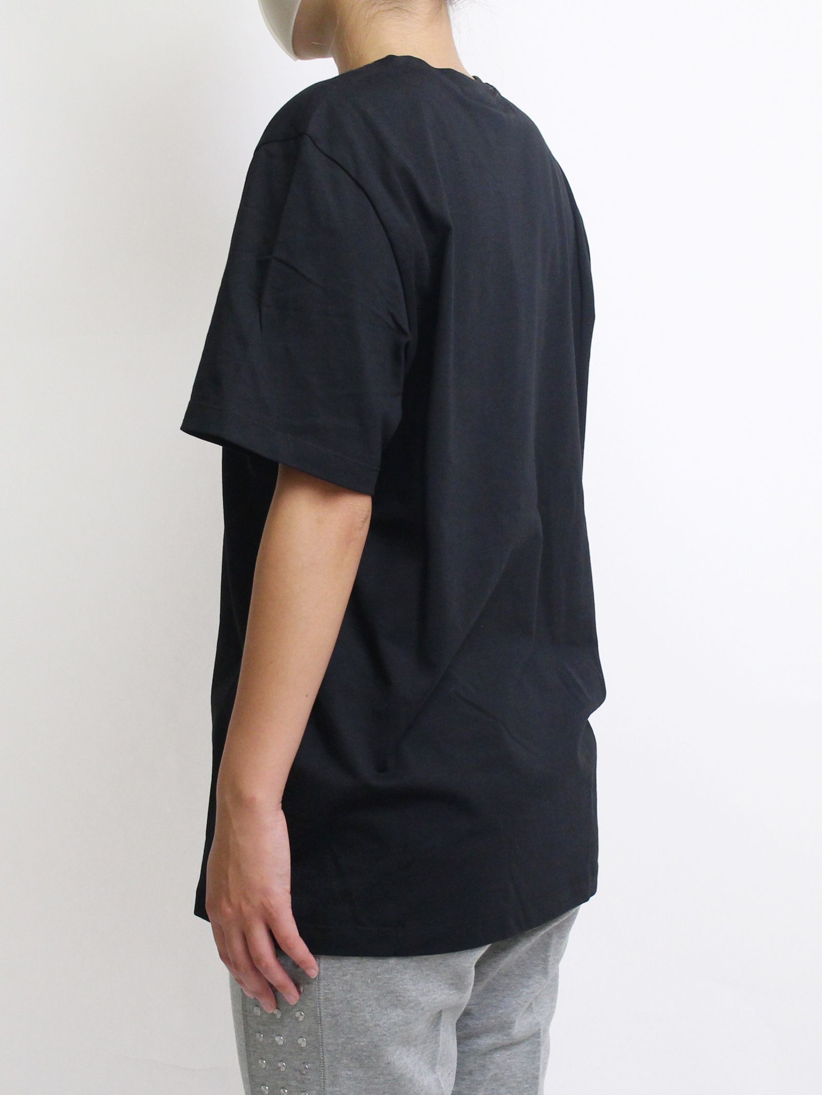 【メンズ】 ロゴプリントTシャツ - PAINT BRUSHED LOGO T-SHIRTS - BLACK