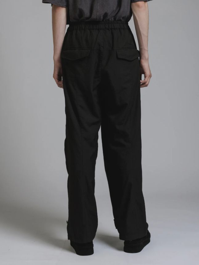 ウールトロパンツ (BLACK)