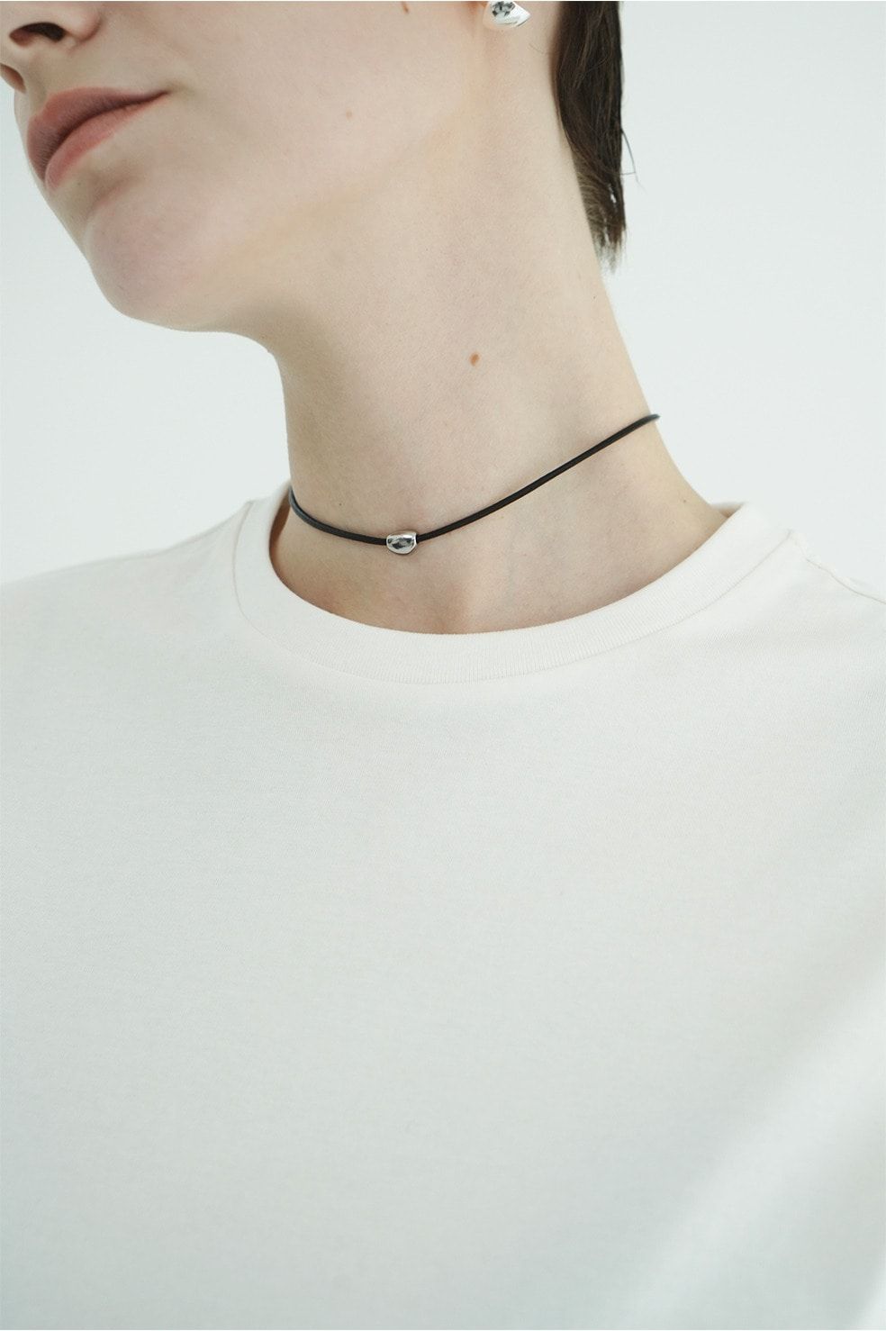 メタルチャームチョーカー -  METAL CHARM CHOKER (SILVER)