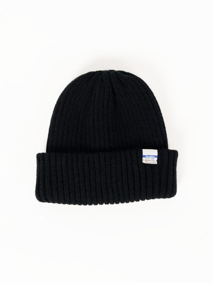 ニット ビーニー / キャップ / KNIT BEANIE (BLACK)
