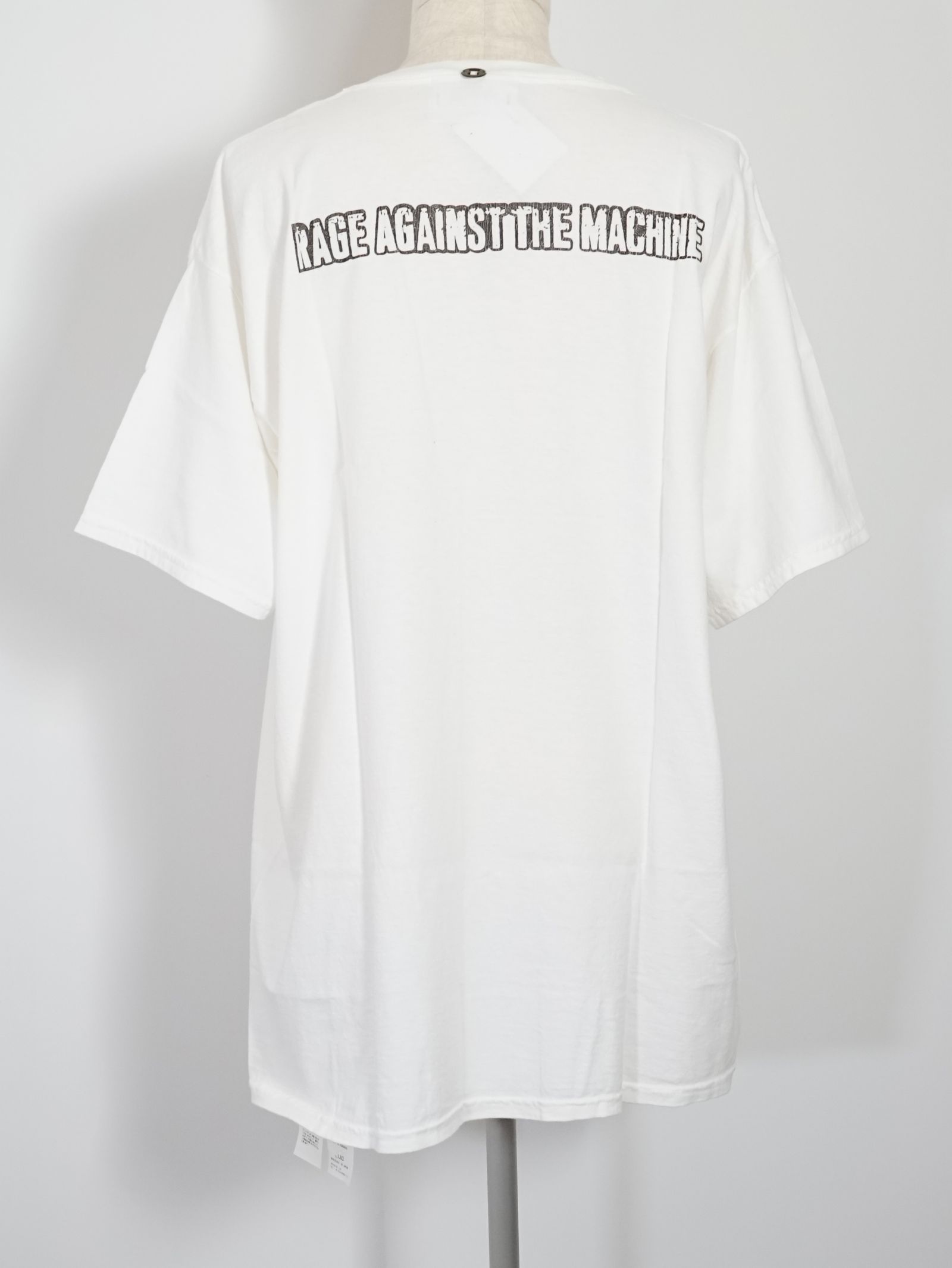 RATMコラボカットソー - RATM BEYON THE LAW TEE - WHITE
