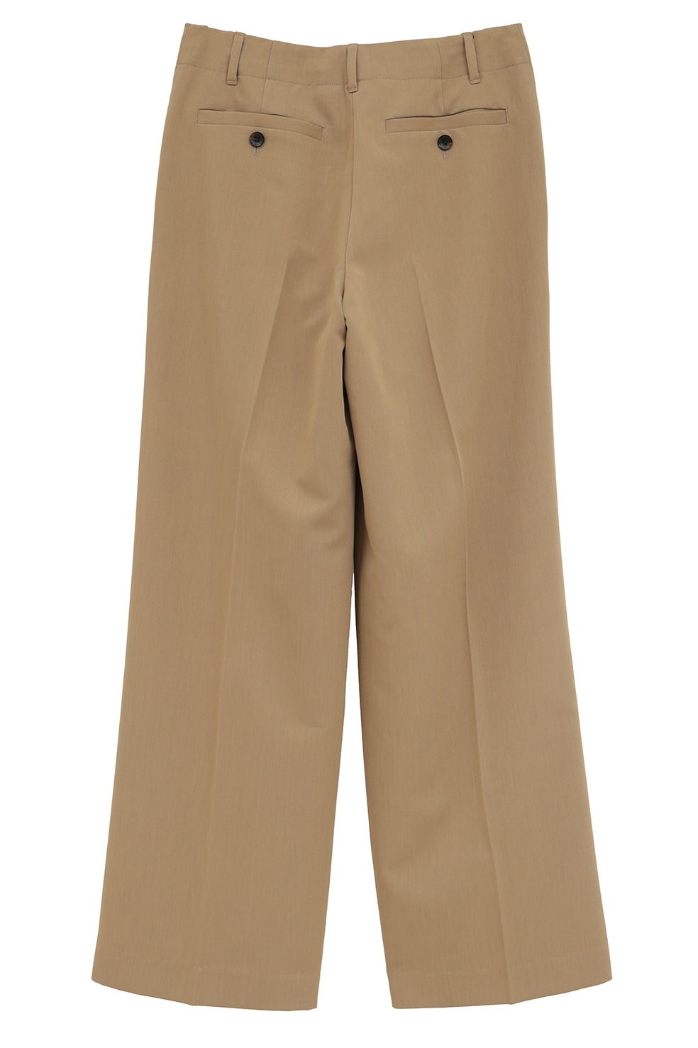 ローウエストタックルーズスラックス -  LOW WAIST TUCKED LOOSE SLACKS(BEIGE)