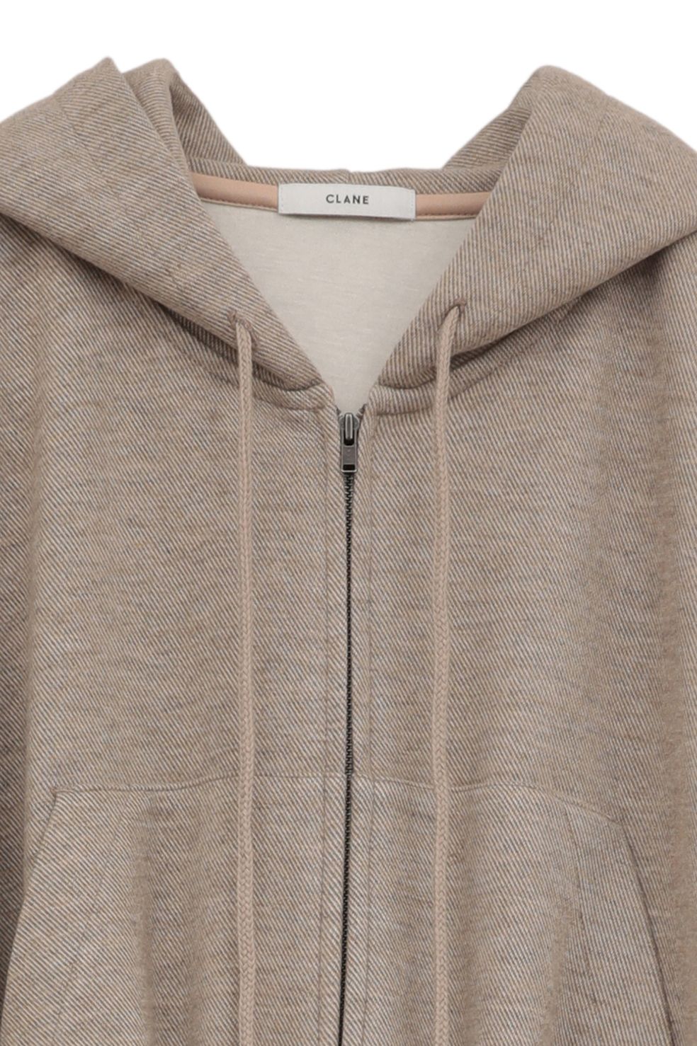 フード付きスウェットオールインワン - HOODED SWEAT ALL IN ONE BEIGE