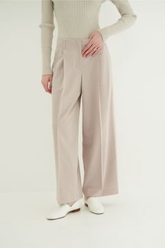 ローウエストタックルーズスラックス -  LOW WAIST TUCKED LOOSE SLACKS(PURPLE)