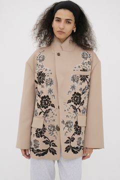 オリジナルテーラードジャケット - FLOWER EMBROIDERY TAILORED JACKET