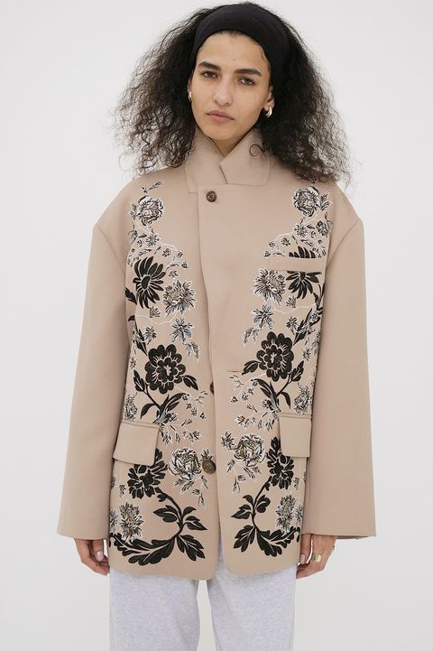 オリジナルテーラードジャケット - FLOWER EMBROIDERY TAILORED JACKET
