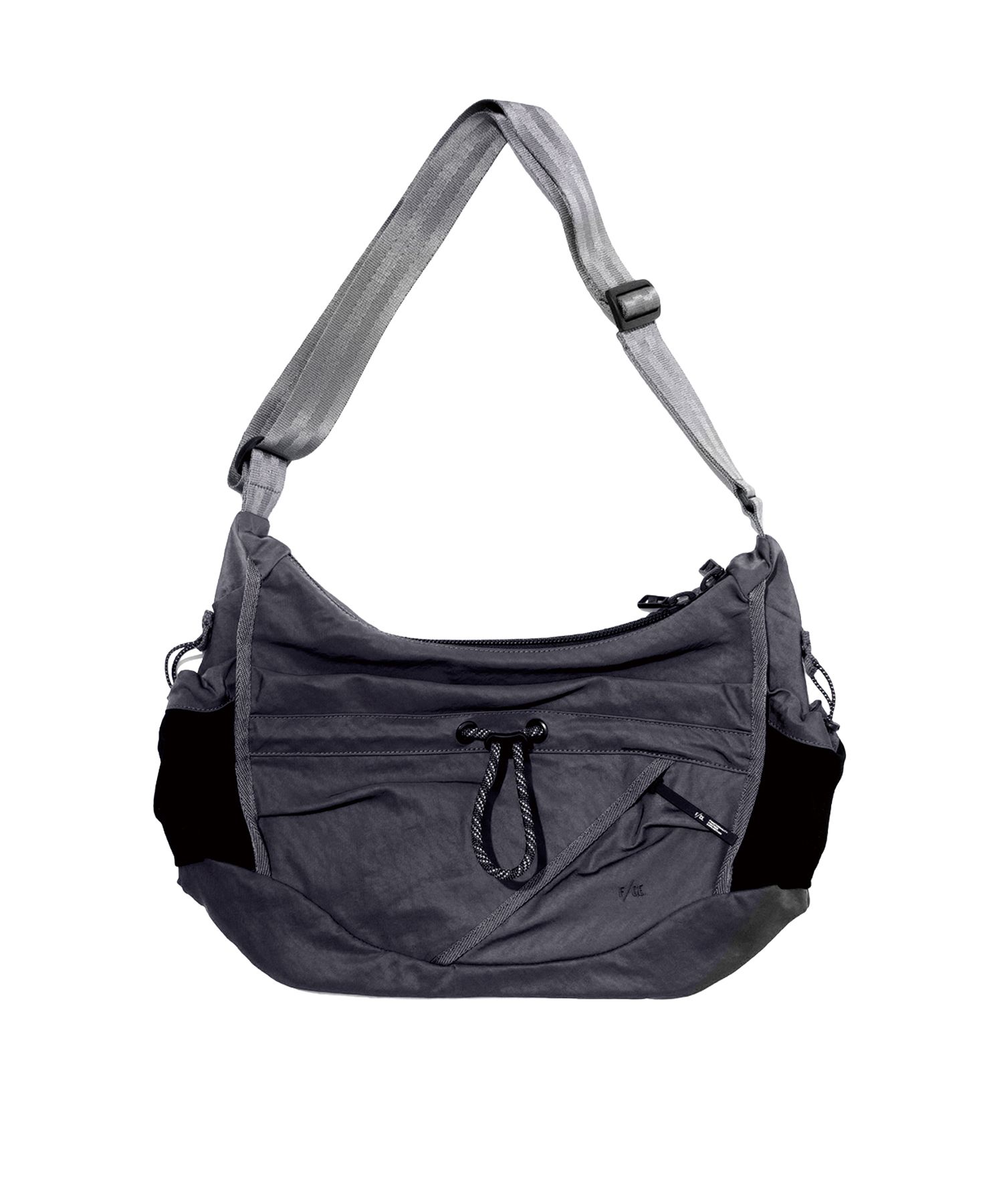 EXTURED TWILL 2 WAY SHOULDER TOTE / エフシーイー テクスチャード ツイル 2ウェイ ショルダー トート（CHARCOAL）