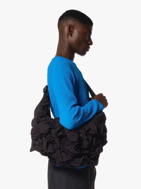 Hyco S Otra Gathered (BLACK) ハイコ スモール ギャザー ショルダーバッグ