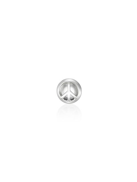 【片耳用】 TRIPSTER x CAREERING - ピースピアス - PEACE PIECE - WHITE