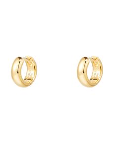 【両耳用】 スモール ボリューム ワン タッチ ピアス - Volume One Touch Earrings GOLD