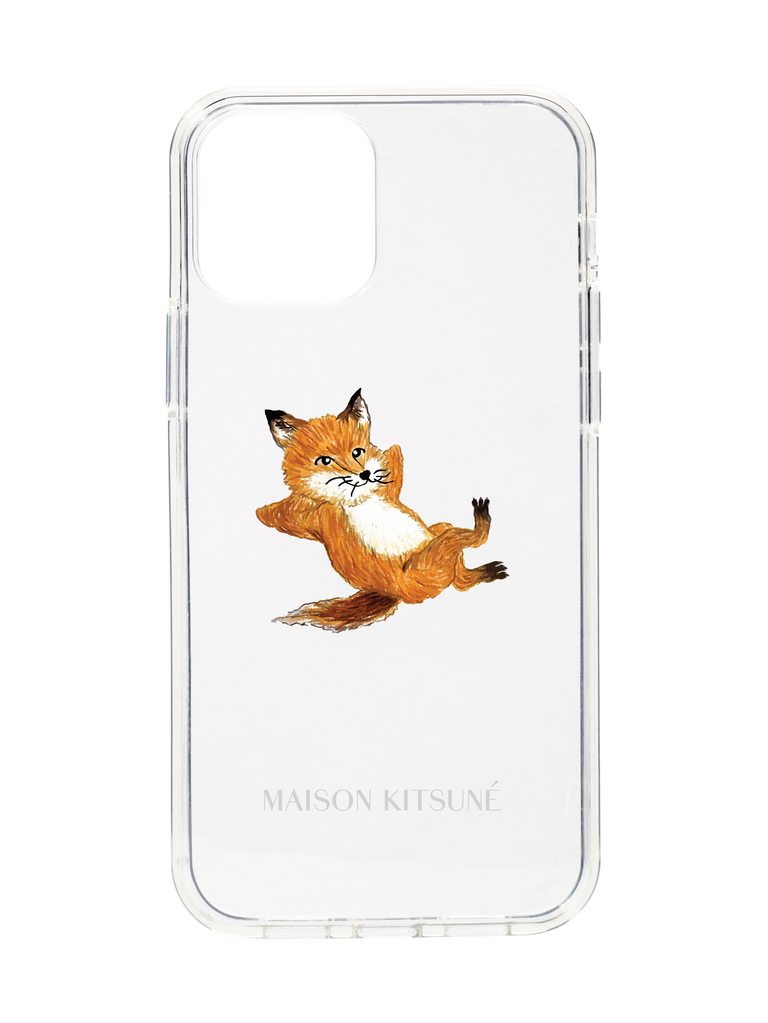 MAISONKITSUNE【ブラック】メゾンキツネ CHILLAX FOX iPhone12ケース