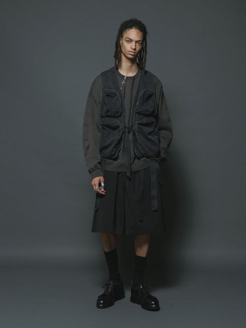 撥水ワイドショーツ (A-BLACK)