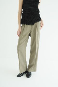 ツーウェイタックストレートパンツ - 2WAY TUCK STRAIGHT PANTS (MIX)