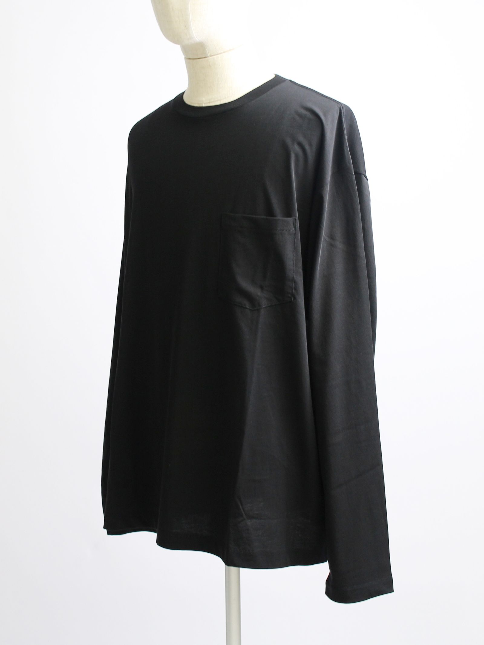 "POCKET TEE L/S - Technorama  - BLACK