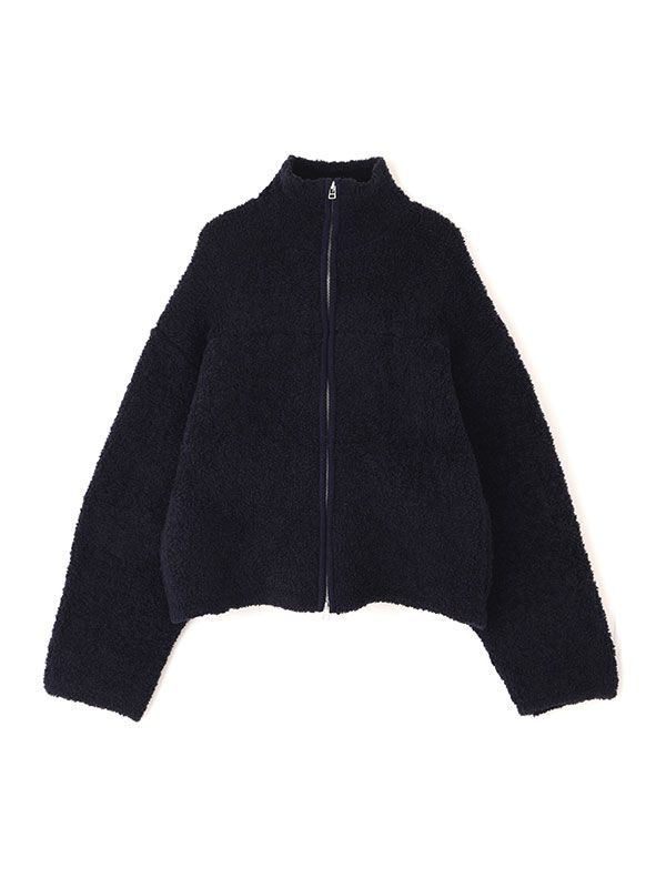 ボンディングニットフリースブルゾン （NAVY)