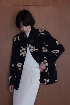 フラワー オーバー シャツジャケット -  FLOWER OVER SHIRT JACKET