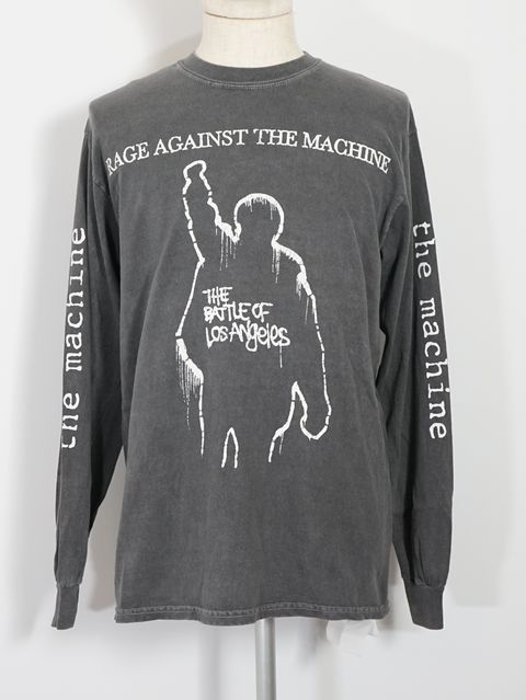 RATM コラボカットソー - RATM L/S THE BATTLE OF LOS ANGELES 1999 - BLACK
