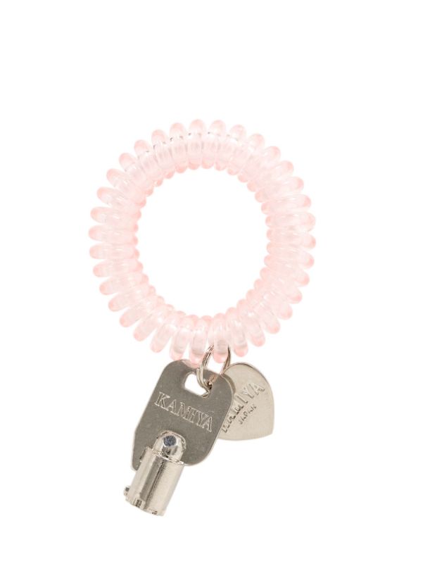 KEY CHARM BRACELET- キーチャームブレスレット - PINK
