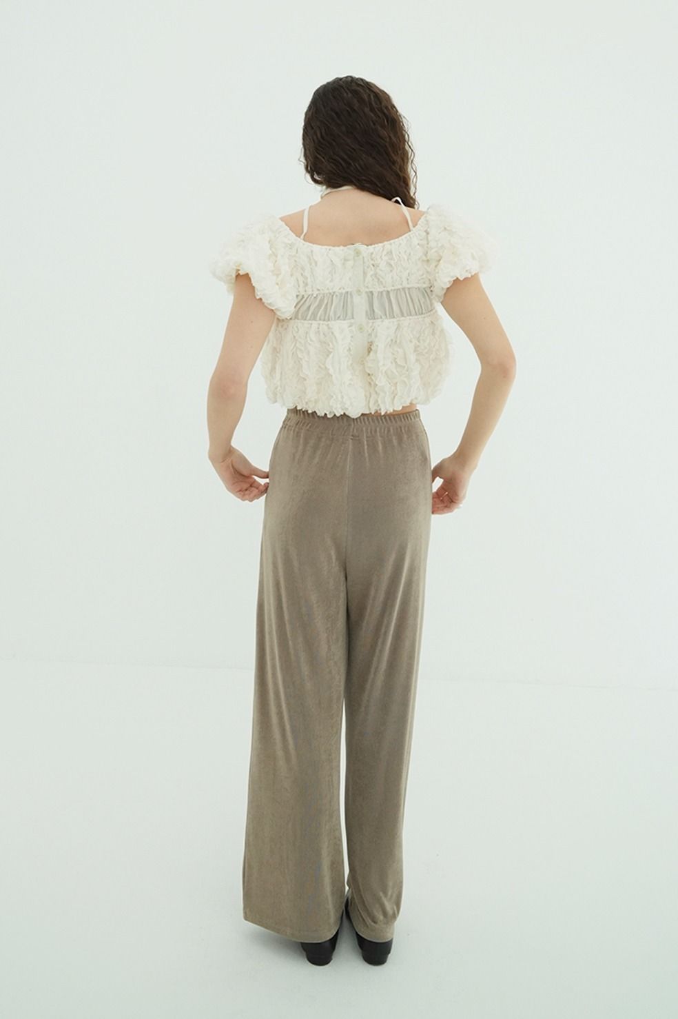 ジャージーパンツ - BRIGHT JERSEY PANTS (IVORY)