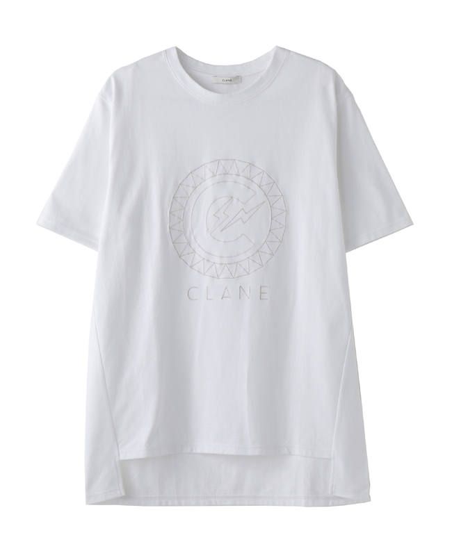 CLANE - CLANE/FRAGMENT PROJECT 刺繍Tシャツ GREY | ADDICT WEB SHOP