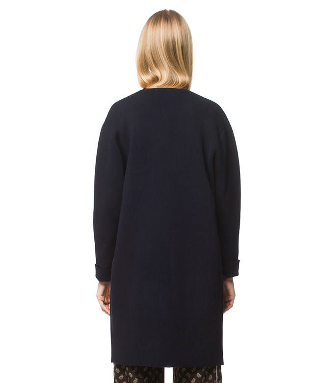 Vネックオーバーカーディガン NAVY