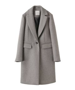 ボックスチェスターコート GREY