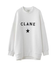CONVERSE TOKYO×CLANE LOGO プルオーバー WHITE