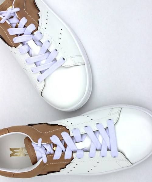 ハイブリットスニーカー - NATURAL×WHITE