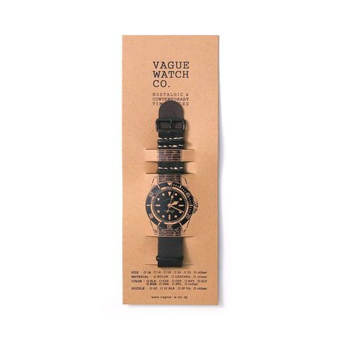 LEATHER STRAPS - ナトーレザーストラップス  D・Brown / BLK