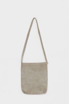 pig shoulder big - ピッグショルダーバッグ light gray