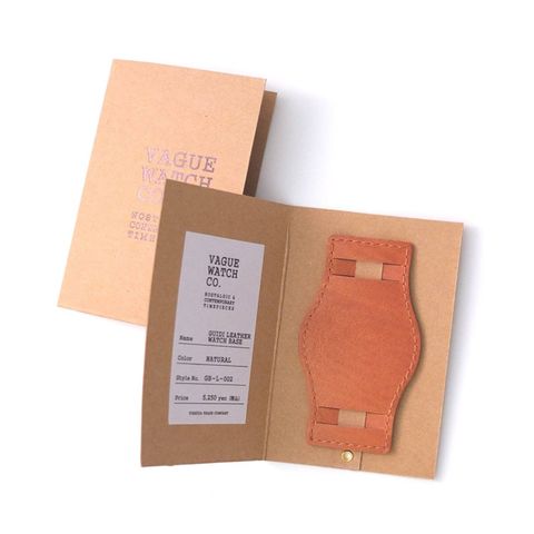 GUIDI LEATHER WATCH BASE - グイディレザーウォッチベース Natural